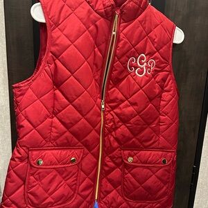 St. John's Bay Red Quilted Vest